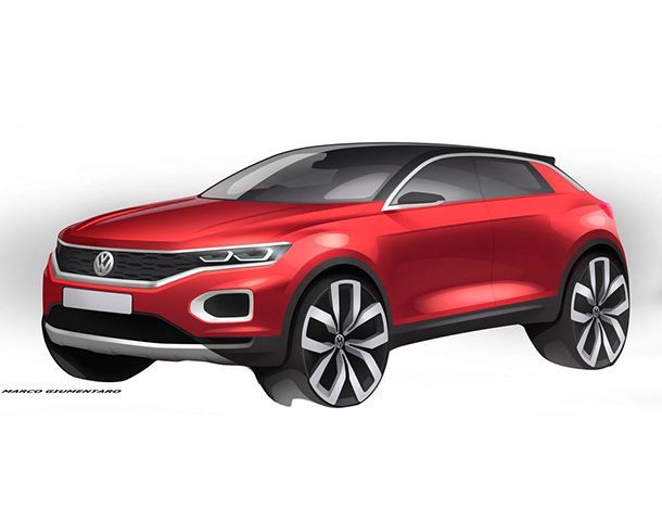 อีกหนึ่งทีเซอร์ 2018 Volkswagen T-Roc สัดส่วนเน้นความเซ็กซี่