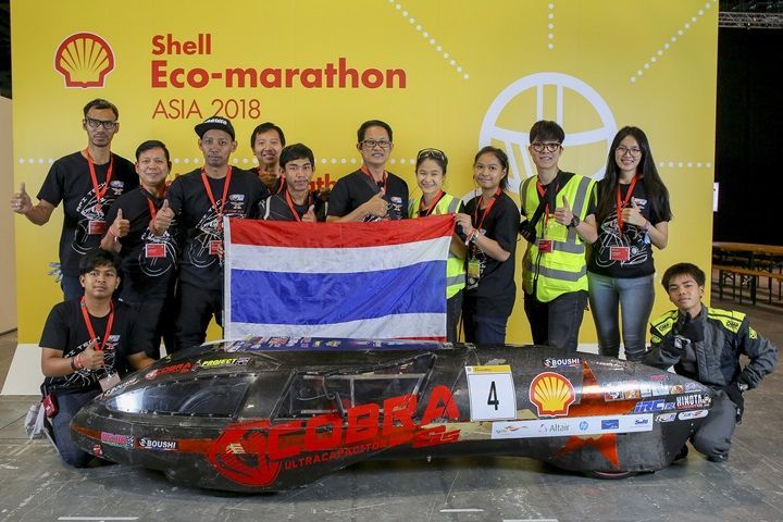 เด็กไทยคว้าแชมป์ Shell Eco-marathon Asia 2018 ในมหกรรม Make the Future ที่สิงคโปร์