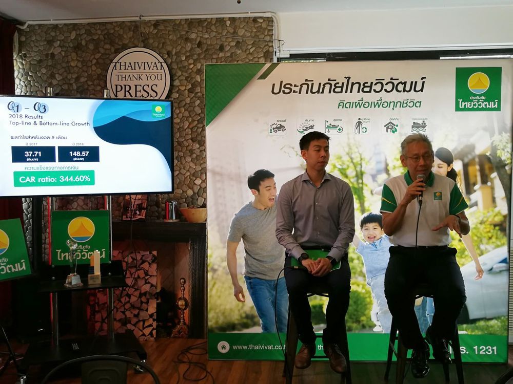 ประกันภัยไทยวิวัฒน์ เติบโตกว่า 20% ผ่านนวัตกรรมใหม่ เน้นตอบโจทย์ความต้องการผู้บริโภคผ่านโปรดักที่หลากหลาย