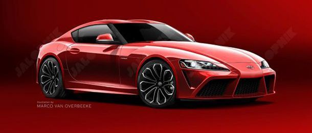 ว่ากันว่าภาพร่างนี้ใกล้เคียงที่สุด 2017 Toyota Supra