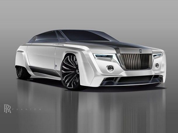 ภาพการออกแบบที่คาดว่าเป็น Rolls-Royce Phantom รุ่นใหม่ มาดสปอร์ต แปลกตากว่าเดิม