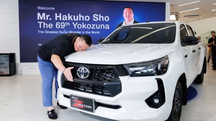Toyota ต้อนรับ Hakuho Sho ตำนานที่ยังมีลมหายใจแห่งวงการซูโม่