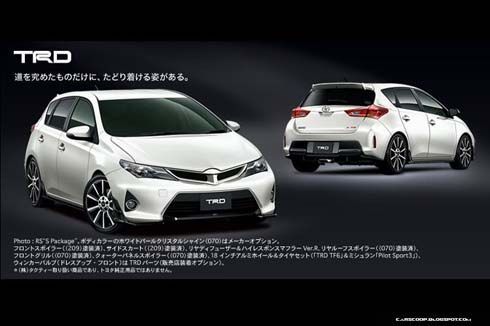เผยโฉม Toyota Auris Hatchback JDM พร้อมชุดแต่ง TRD และ Modellista