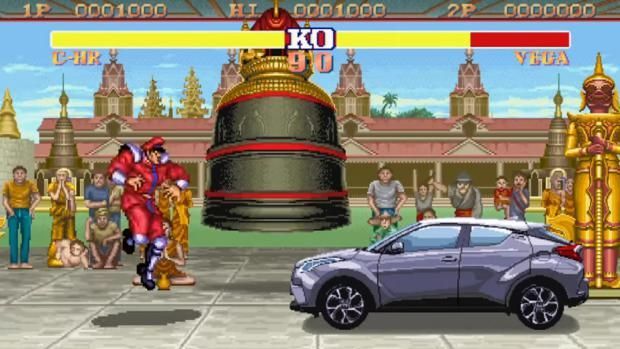 โดนใจคน 30 อัพ! Toyota ปล่อยโฆษณา C-HR ตะลุยด่านเกม Street Fighter
