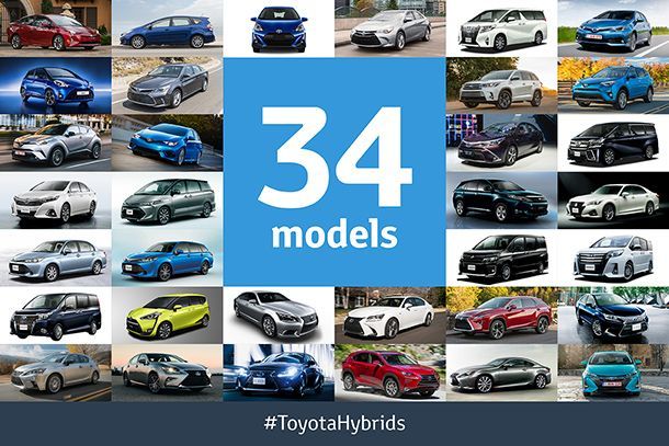 ยอดขายรถไฮบริดของ Toyota ทั่วโลกทะลุผ่านหลัก 10 ล้านคัน