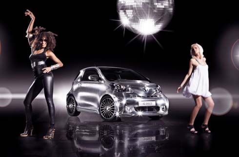 Toyota iQ Disco Concept พลังเสียงแรง แสงสีเสียงแบบดิสโก้ ทัวร์โชว์รูมทั่วเยอรมันนี