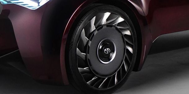 Toyota อาจใช้ยางไร้แรงดันลมสำหรับรถยนต์เจนเนอเรชั่นต่อไป