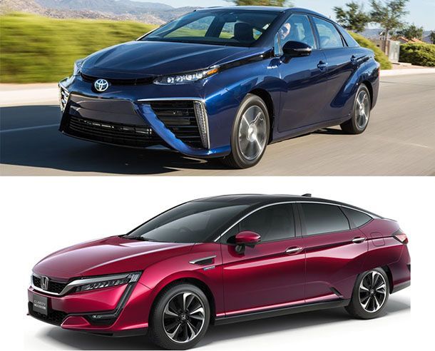 เทียบสเปกรถไฮโดรเจนฟิวเซล Toyota Mirai VS Honda Clarity