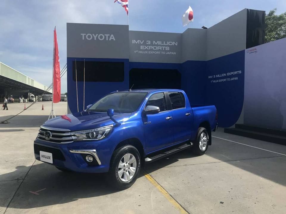 Toyota เริ่มส่งออกกระบะไฮลักซ์ไปญี่ปุ่นเดือนละ 300 คัน คาดอนาคตขยายตลาดได้อีก