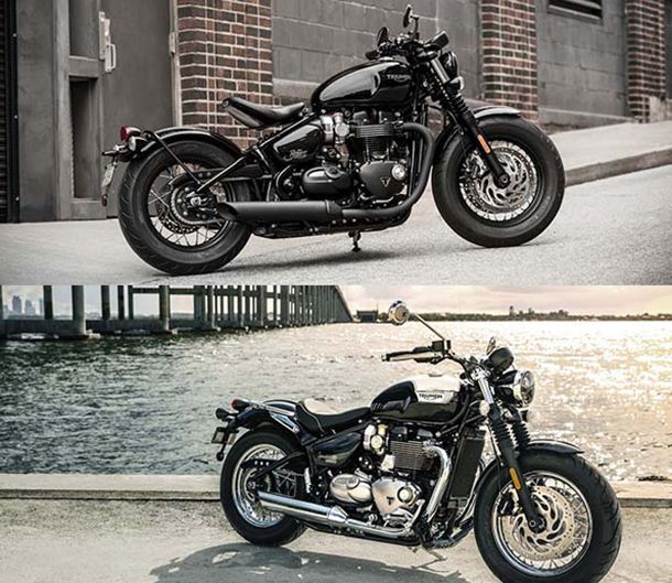 Triumph เปิดตัวรถ 2 รุ่นส่งท้ายปี “Bonneville Bobber Black” และ “Bonneville Speedmaster”