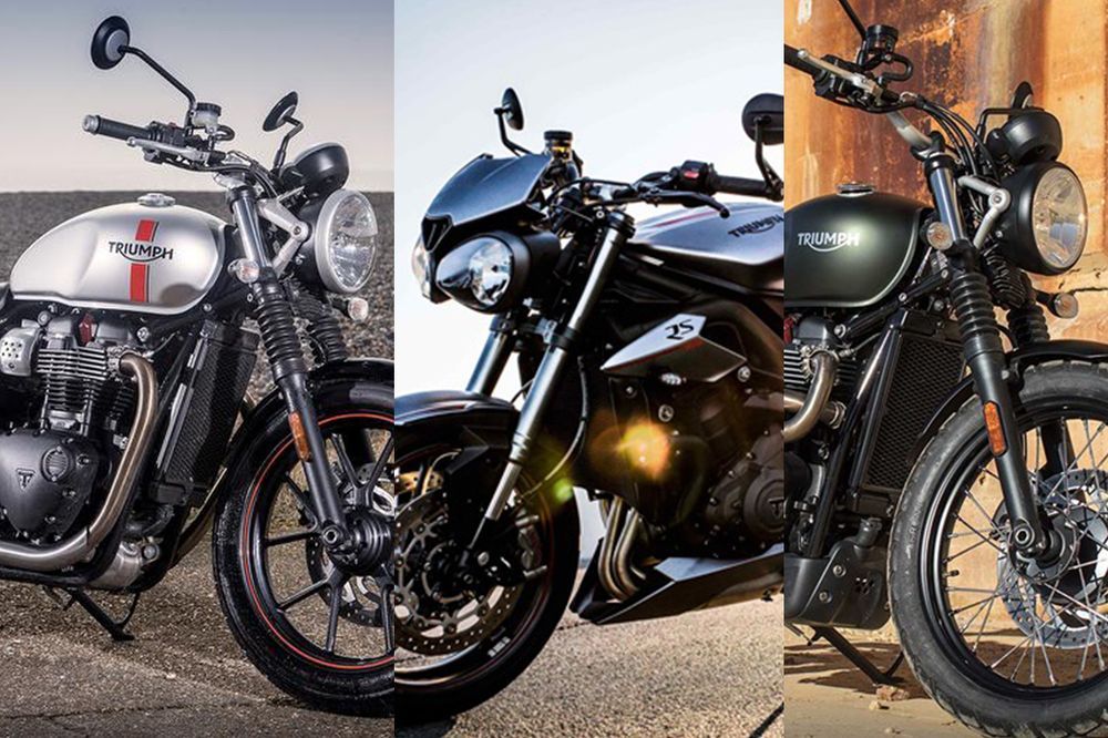 Triumph Motorcycle ปรับราคา Bonneville Street สองรุ่นและ Street Triple765RS