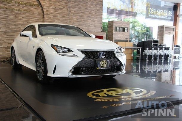 TSL เปิดตัว Lexus RC300h F Sport คันแรกในไทย คาดขายหมด 10 คันก่อนสิ้นปี