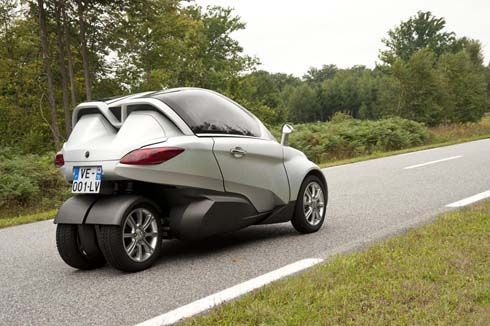 VELV Concept รถต้นแบบ 3 ล้อพลังงานไฟฟ้า โดย PSA Peugeot Citroën