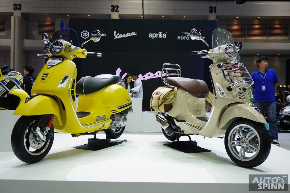 TIME2017: Vespa GTS300 Sport Edition และ Primavera150 Touring Edition เท่สองไซส์สองสไตล์
