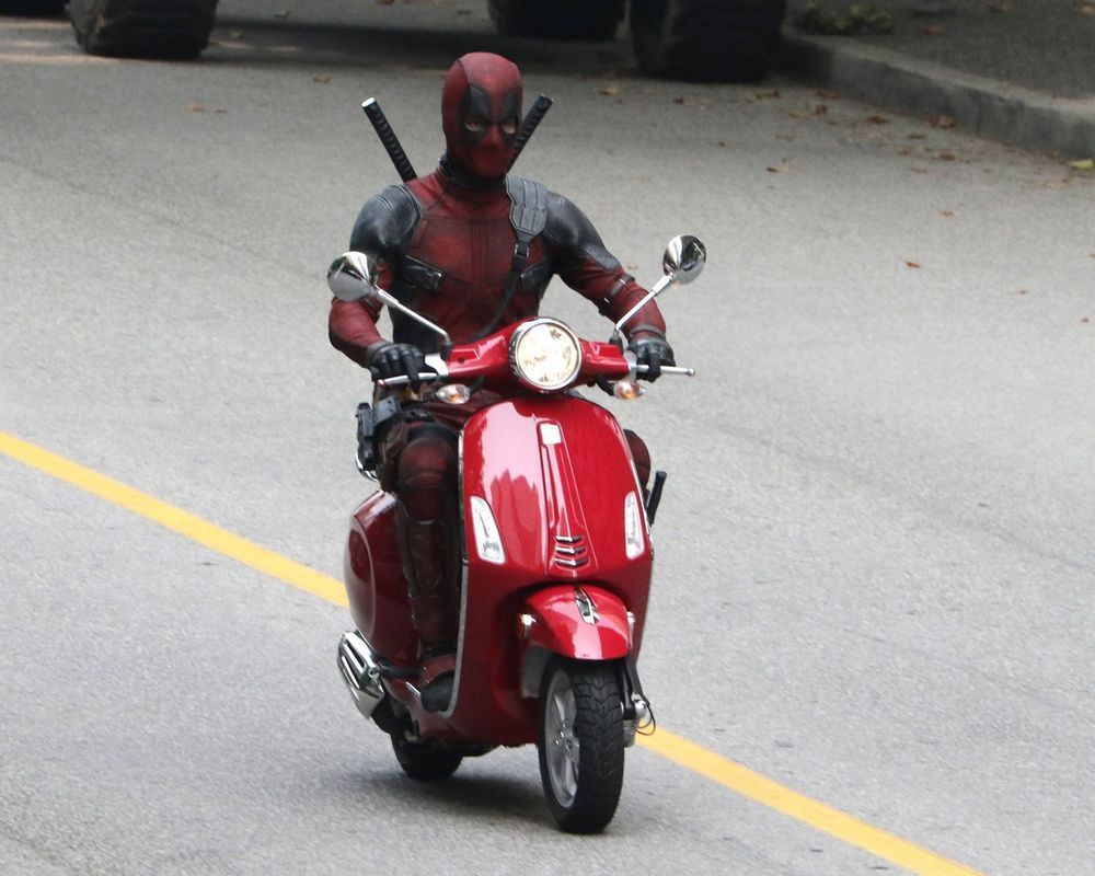รถสกู๊ตเตอร์ Vespa Primavera จะปรากฎตัวอยู่ใน Deadpool 2 ด้วย