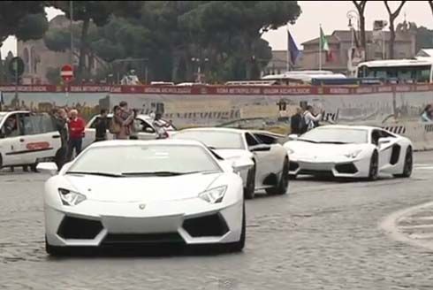 Lamborghini Aventador LP700-4 มาเต็ม 16 คลิป พร้อมสมาชิกค่ายกระทิงเปลี่ยว