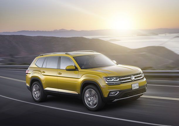 Volkswagen เปิดตัว Atlas รถครอสโอเวอร์เบาะสามแถวรุ่นล่าสุด