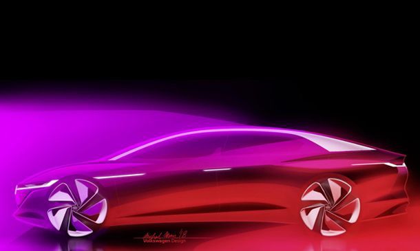Volkswagen ส่งทีเซอร์ ID Vizzion รถไฟฟ้าต้นแบบขับขี่อัตโนมัติ ปราศจากพวงมาลัย