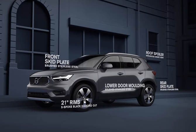 Volvo นำเสนอชุดแต่งภายนอกเสริมหล่อ XC40