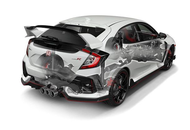 เปิดคำตอบ ทำไม Honda Civic Type R ถึงมีท่อไอเสีย 3 ชุด
