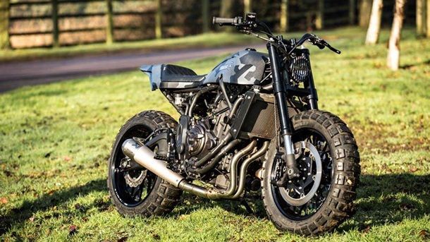 Yard Built Yamaha XSR700 "Soil Scorpion" ในสไตล์สแครมเบลอร์ดุดัน