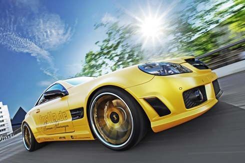 Mercedes-Benz SL55 AMG สีเหลืองตัวโหด ปรับแต่งโดยสำนัก Fostla