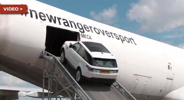 ชม Range Rover Sport ใหม่ โชว์สมรรถนะบนเครื่องบิน Boeing 747