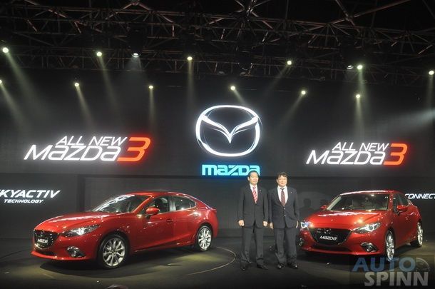 ชมภาพตัวเป็นๆ 2014 All New Mazda 3 E85 พร้อมทำความรู้จักกันแบบใกล้ชิด กับ มาสด้า 3 ใหม่