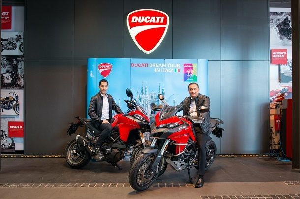 ดูคาติผนึกกำลังการบินไทยจัดทริป Ducati Dream Tour 2017 บินลัดฟ้าไปขี่รถที่อิตาลี