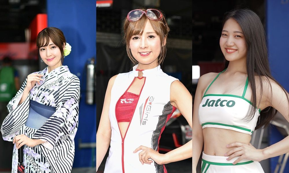 ประมวลภาพเรซควีนญี่ปุ่นสาวสาวจากงาน"ซูเปอร์ จีที เรซ 2018 "