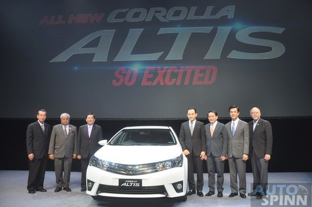 ภาพตัวจริง 2014 Toyota Corolla Altis ใหม่ เจนเนอเรชั่น 11 พร้อมย้อนรำลึกประวัติ Corolla