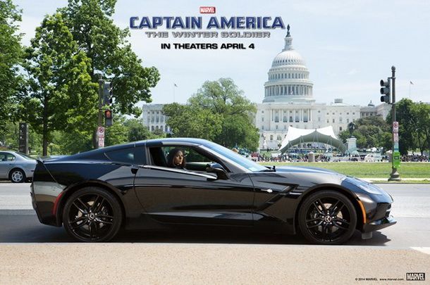 ยังจำกันได้ไหม Black Widow ใน Avengers ขับ Corvette Stringray ใน Captain America "The Winter Soldier"