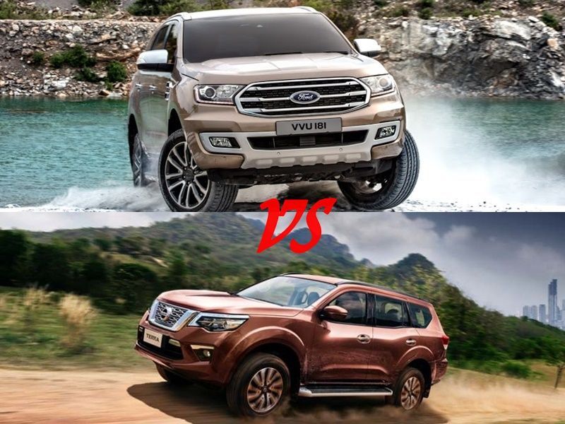 เทียบ 2 รุ่นที่ร้อนแรงสุด Nissan Terra VS Ford Everest