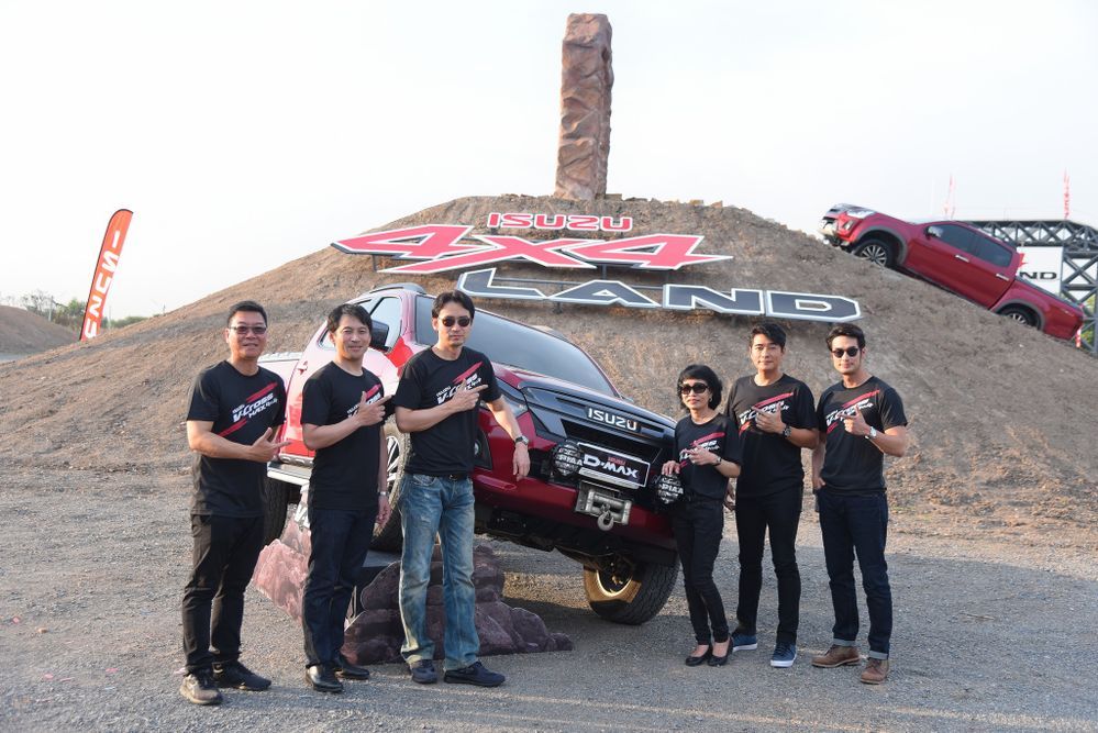ขากระบะยกสูงห้ามพลาด ISUZU เปิดตัวสนามใหม่ สุดโหด พร้อมทดสอบสมรรถนะด้วย อีซูซุวี-ครอส 4x4