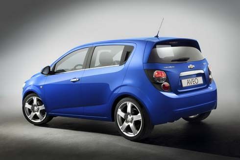 เผยโฉม Chevrolet Aveo Hatchback รุ่นปี 2011-2012 เตรียมออกงานที่ Paris Motor Show