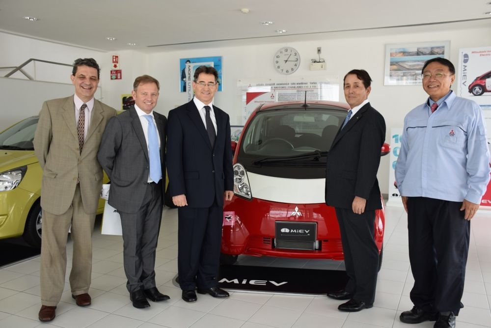 เอกอัครราชทูตชิลี ประจำประเทศไทย เยี่ยมชมโรงงานประกอบรถ Mitsubishi