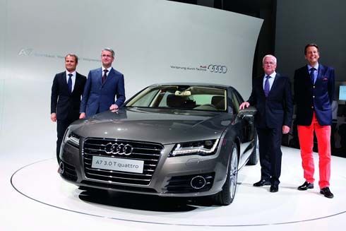 ใหม่ Audi A7 Sportback สปอร์ตซาลูนคู่แข่ง CLS และ Series 5 GT เผยโฉมก่อนเปิดตัวจันทร์นี้