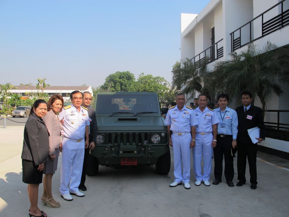 ไทยุร่งฯ ส่งมอบรถ TR MUV4 ให้หน่วยนาวิกโยธินฯ ทดสอบสมรรถนะ
