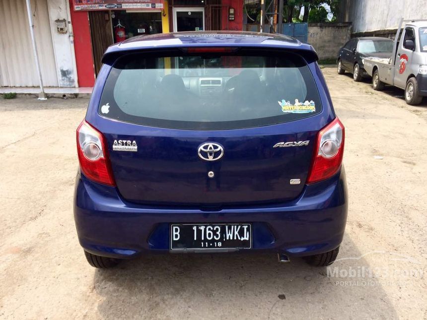 Jual Mobil Toyota Agya 2013 G 1.0 di DKI Jakarta Automatic 