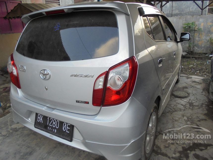 Jual Mobil Toyota Agya 2014 TRD Sportivo 1.0 di Sumatera 