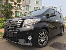 2016 Toyota Alphard 2.5 G Van Wagon Km10rb Black On Beige TDP.250JT