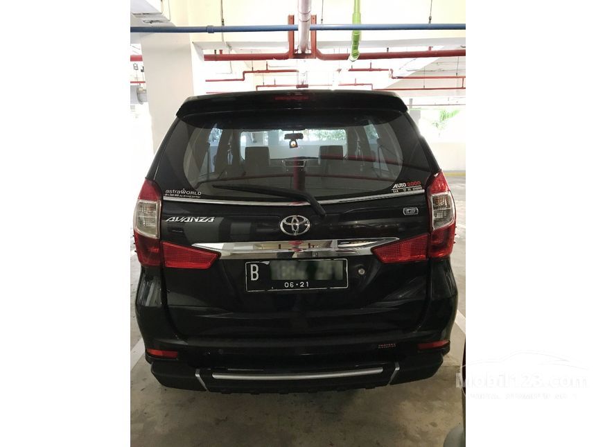 dp kredit bekas mobil ringan 1.3 MPV Jakarta Toyota Hitam G di Manual DKI Avanza 2016