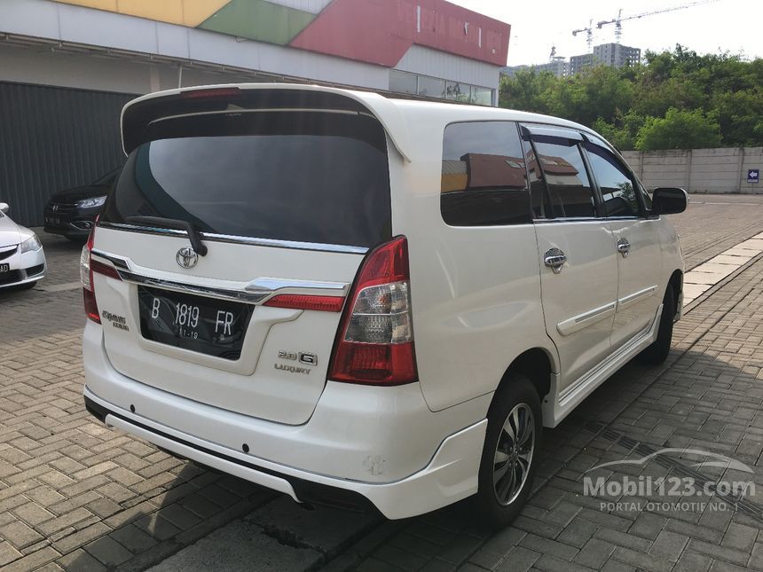 Jual Mobil  Toyota Kijang Innova  2014 G Luxury  2 0 di Jawa 