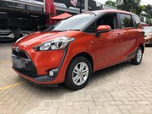 2016 Toyota Sienta 1.5 G MPV