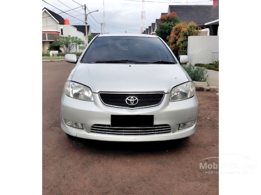 Toyota Vios 2003 G 1.5 di Banten Automatic Sedan Silver Rp 