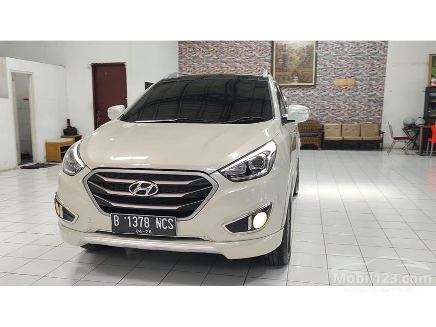 Jual Mobil Hyundai Tucson 2014 XG 2.0 di DKI Jakarta Automatic SUV Putih Rp 155.000.000