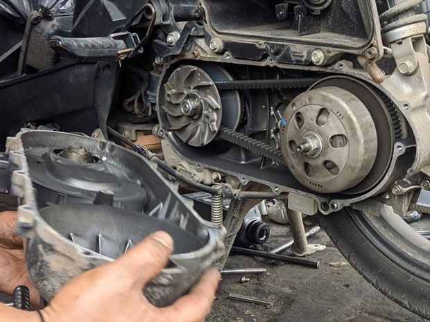 cara mengecek mesin motor matic bekas 
