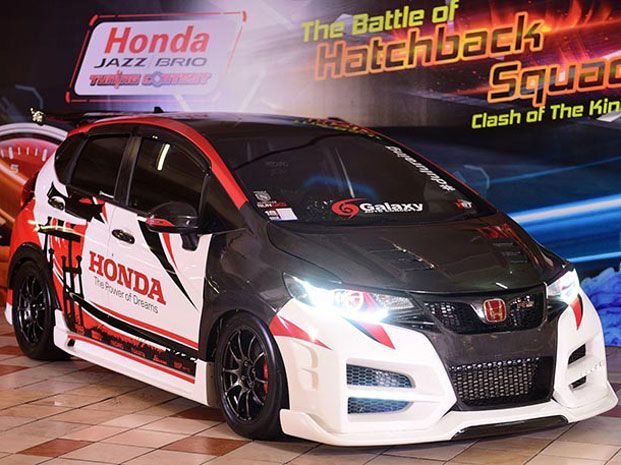 Honda Jazz modifikasi balap