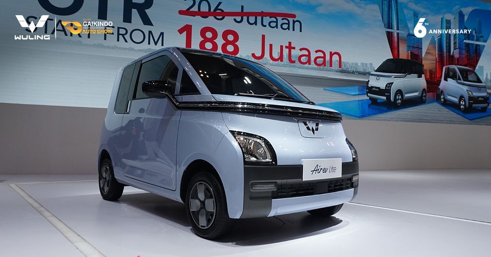 Air ev Lite dalam ajang GIIAS 2023.