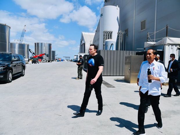 Presiden Jokowi dan Elon Musk